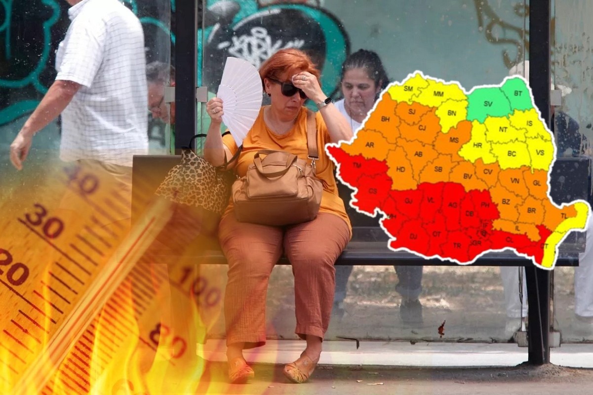 Cod roșu și portocaliu de caniculă pentru aproape toată țara
