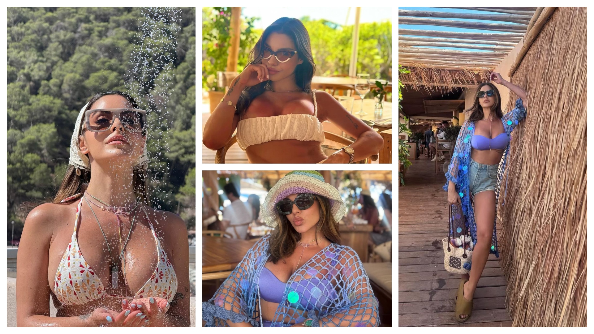 Surorile Alexandra şi Natalia Mateuţ au atras toate privirile pe plajele din Ibiza. „Eres bonita, Nati!” FOTO