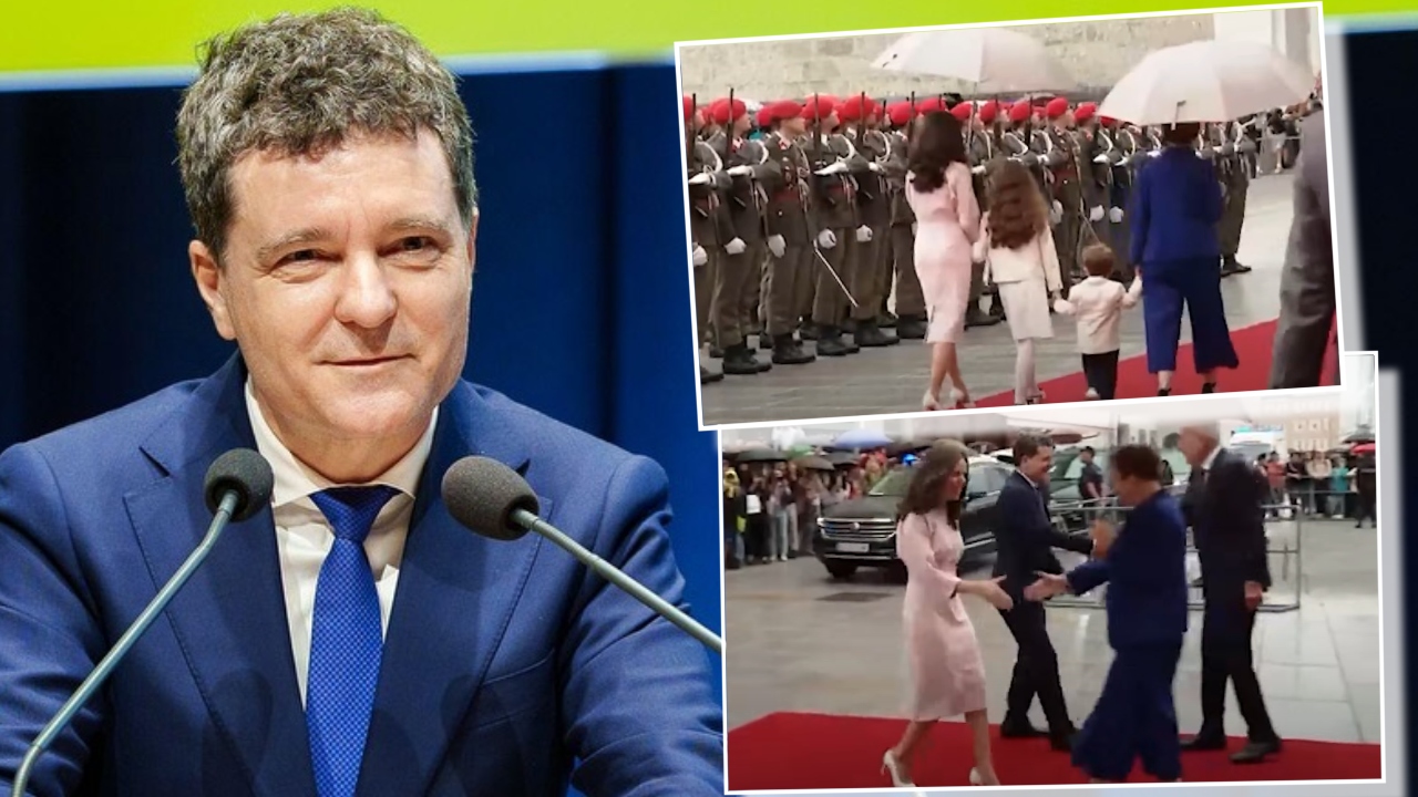 Predsednik Dan na obisku v Salzburgu z družino, sprejel ga je avstrijski predsednik