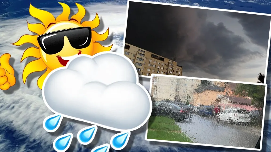 Cod galben de furtuni puternice în jumătate din țară. Restul țării se topește de căldură