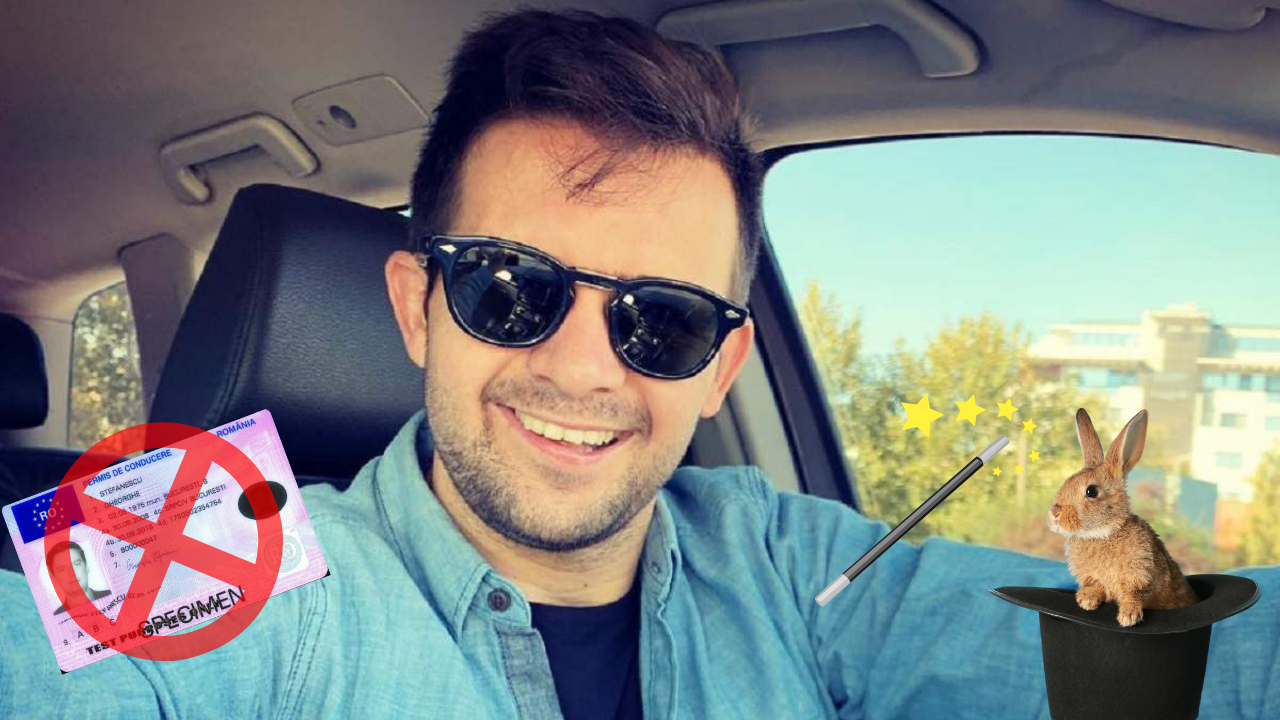 VIDEO Hocus-pocus și a dispărut permisul. Magicianul Robert Tudor a fost luat de radar. Ce viteză a avut?