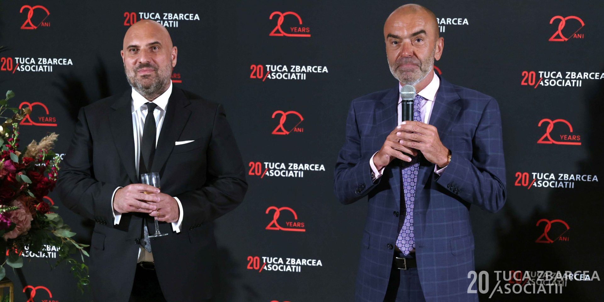 Gabriel Zbârcea (stânga) și Florentin Țuca (dreapta). Sursă foto : Țuca Zbârcea & Asociații