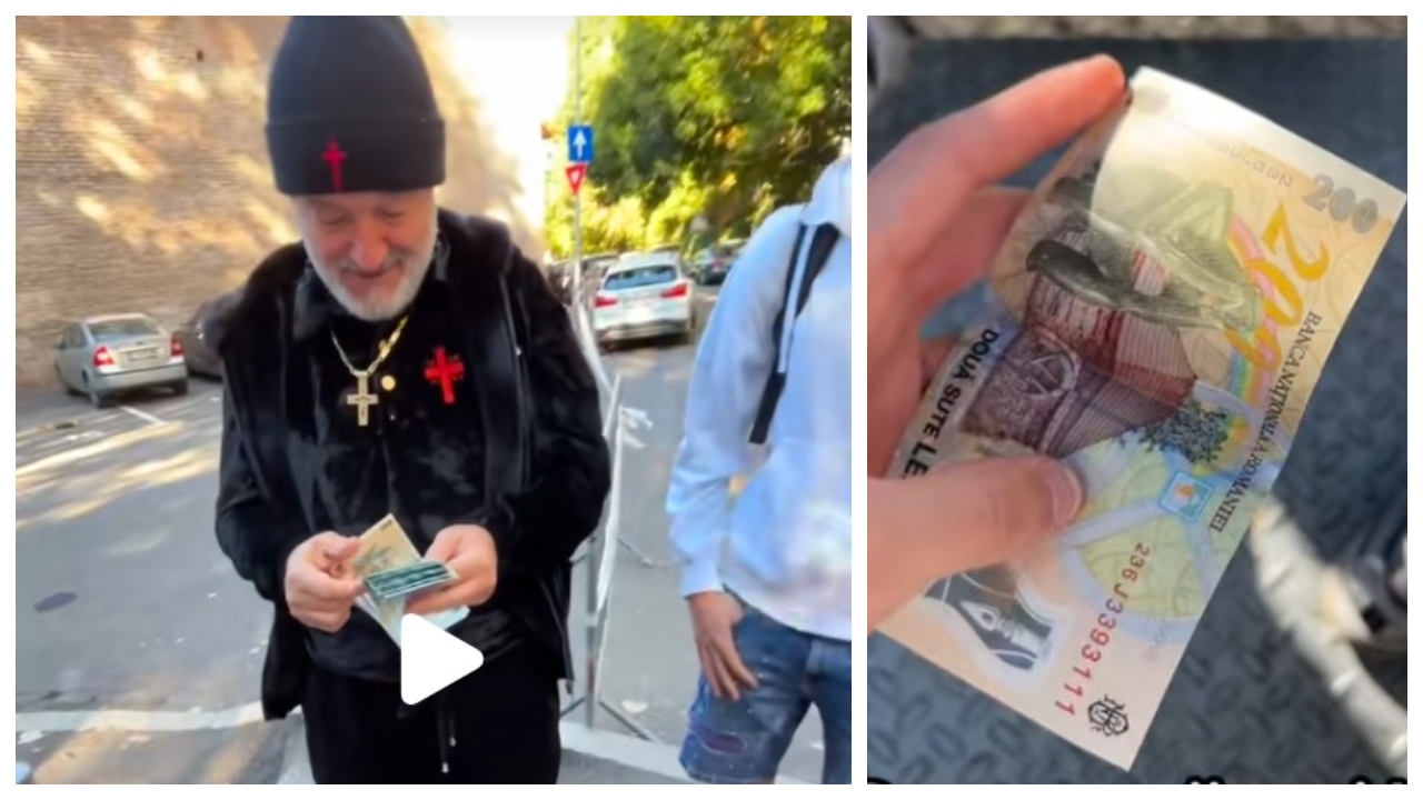 Gigi Becali, viral după ce a împărțit bani elevilor unui liceu din București. Cât a primit fiecare. ”Singurul șmecher adevărat din România”