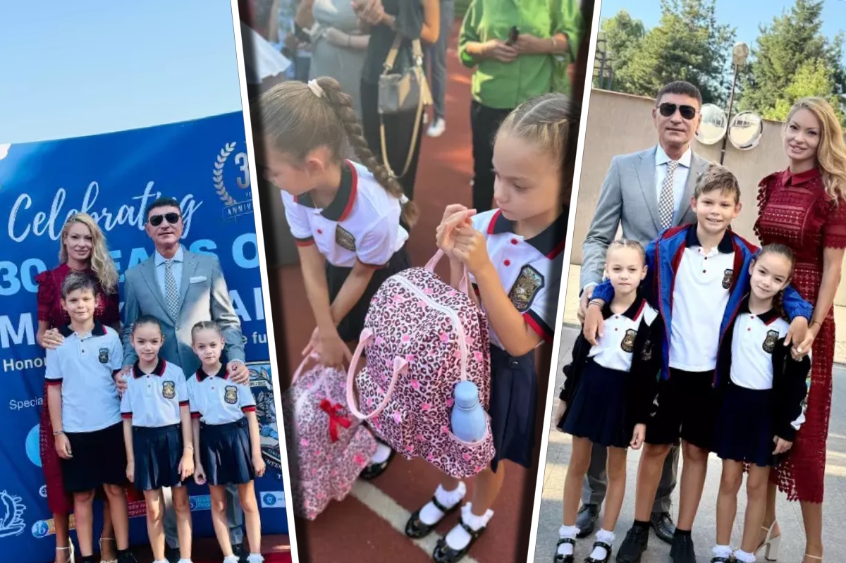 Cristi Borcea și Valentina Pelinel plătesc o avere pe școala privată a gemenelor Rania și Indira: „Am ales pentru ele un sistem de învățare bilingv. Vreau, în același timp, să vorbească corect și cursiv limba română”