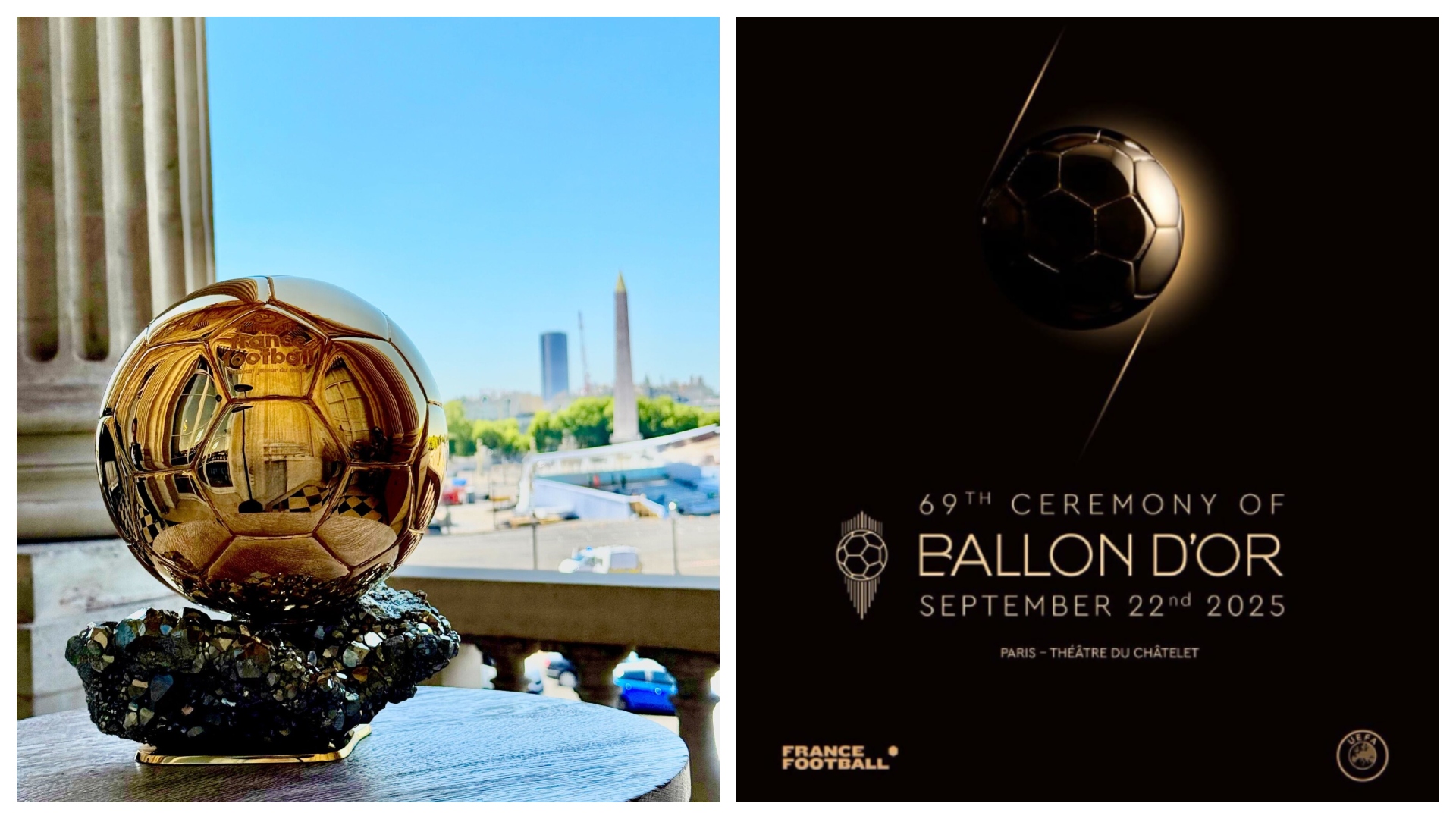 Balonul de Aur 2025 se decernează la Paris. Lista nominalizaţilor, cine este marele favorit