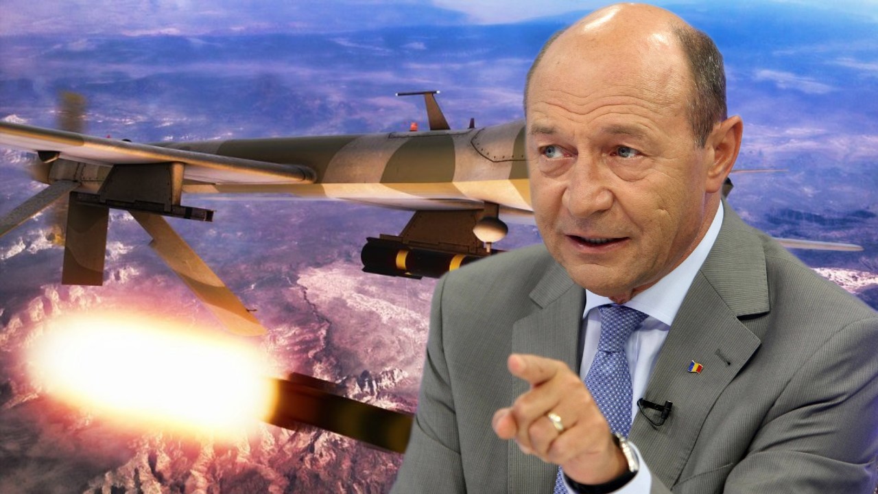 EXCLUSIV Traian Băsescu critică reacția autorităților după ce o dronă rusească a survolat România: „Aș fi ordonat doborârea dronei. Le-aș fi dovedit că se poate”