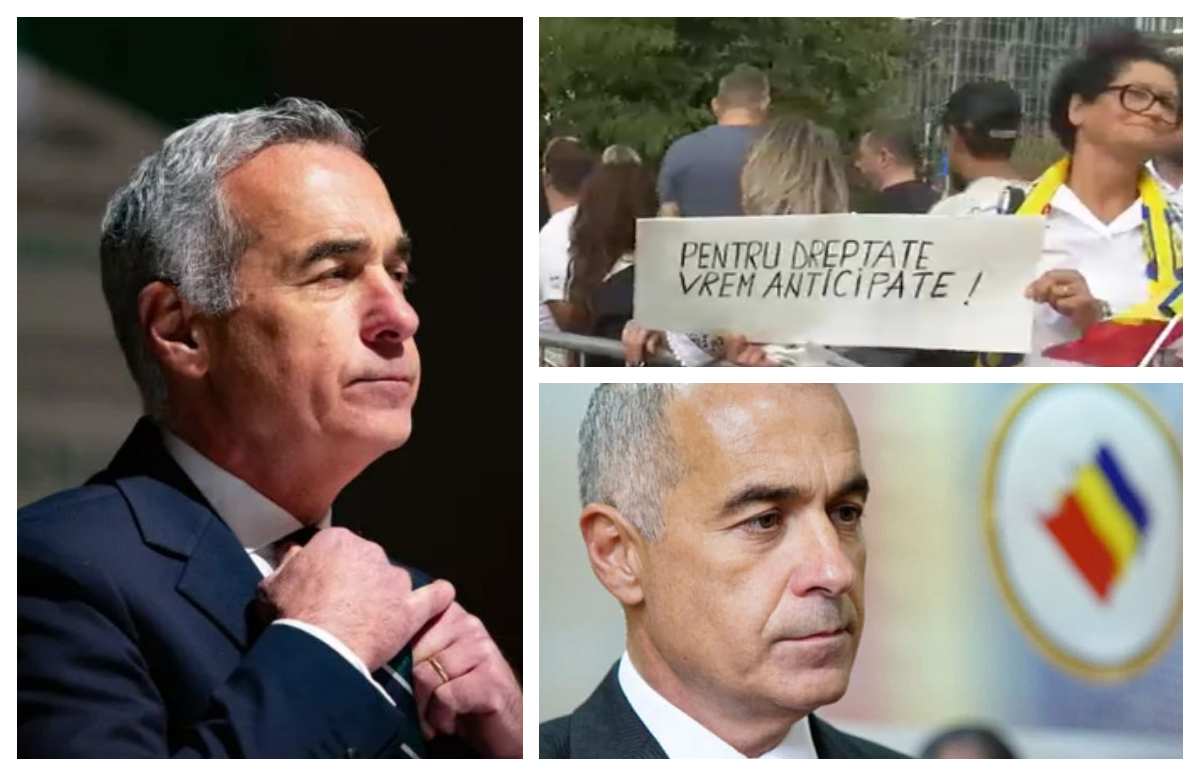 Călin Georgescu, chemat din nou la poliţie. Baie de mulţime chiar dacă s-au schimbat ora şi ziua controlului judiciar: „Pentru dreptate, vrem anticipate!”