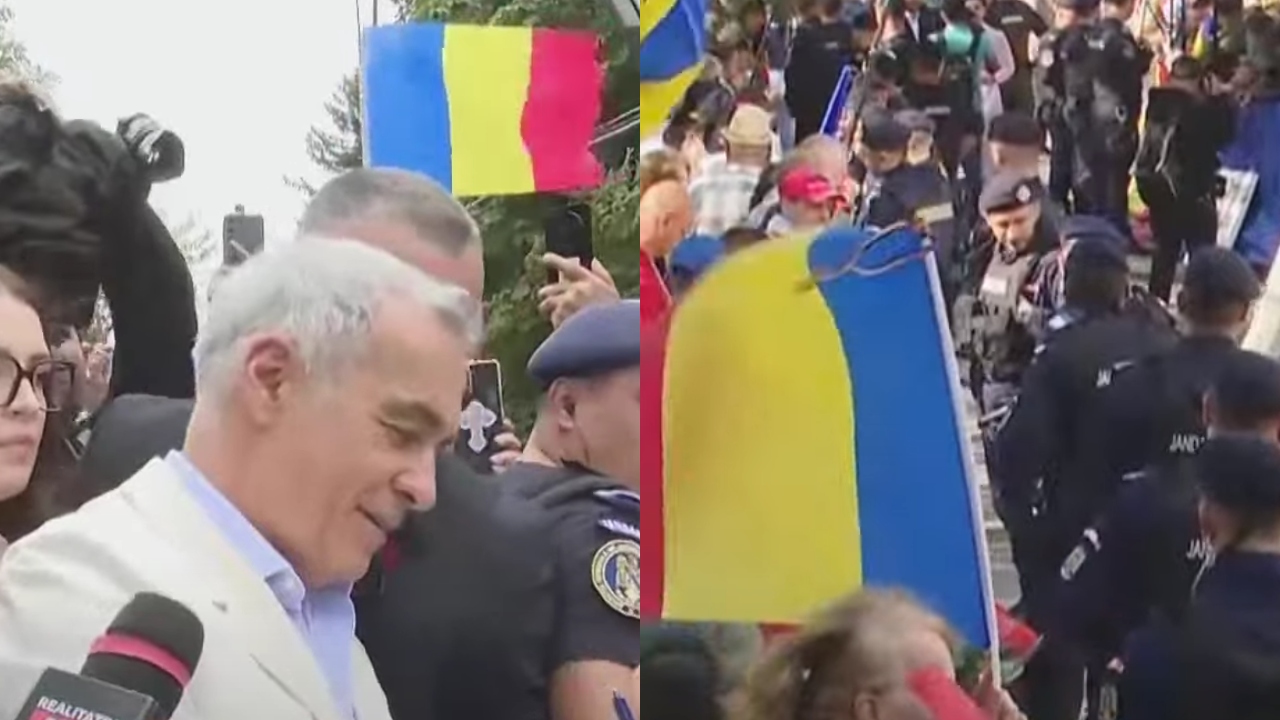 Un susținător de-ai lui Călin Georgescu a fost săltat de jandarmi la IPJ Ilfov după ce a fișat un steag legionar, interzis de lege. În urmă cu două săptămâni, un alt simpatizant a fost ridicat după ce a înjurat forțele de ordine și s-a îmbrâncit cu manifestanții