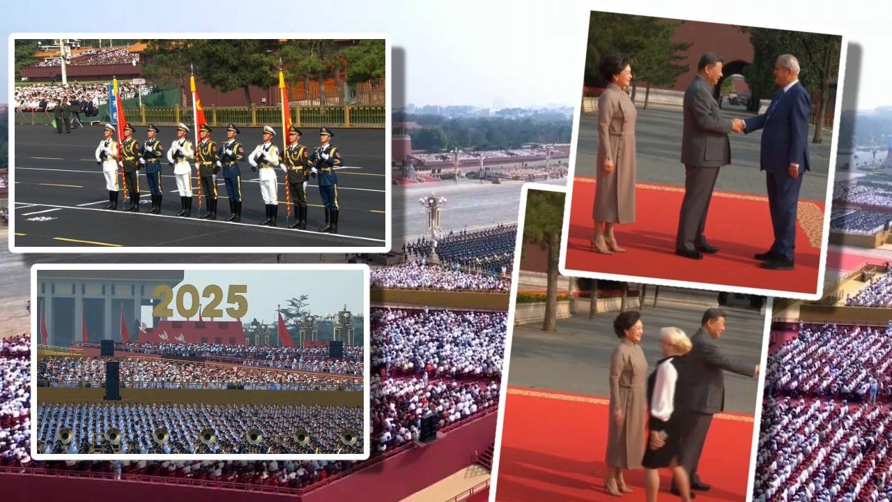 Noi imagini cu Năstase și Dăncilă în China. Cei doi foști premieri au dat mâna cu președintele chinez Xi Jinping și au zâmbit cordial