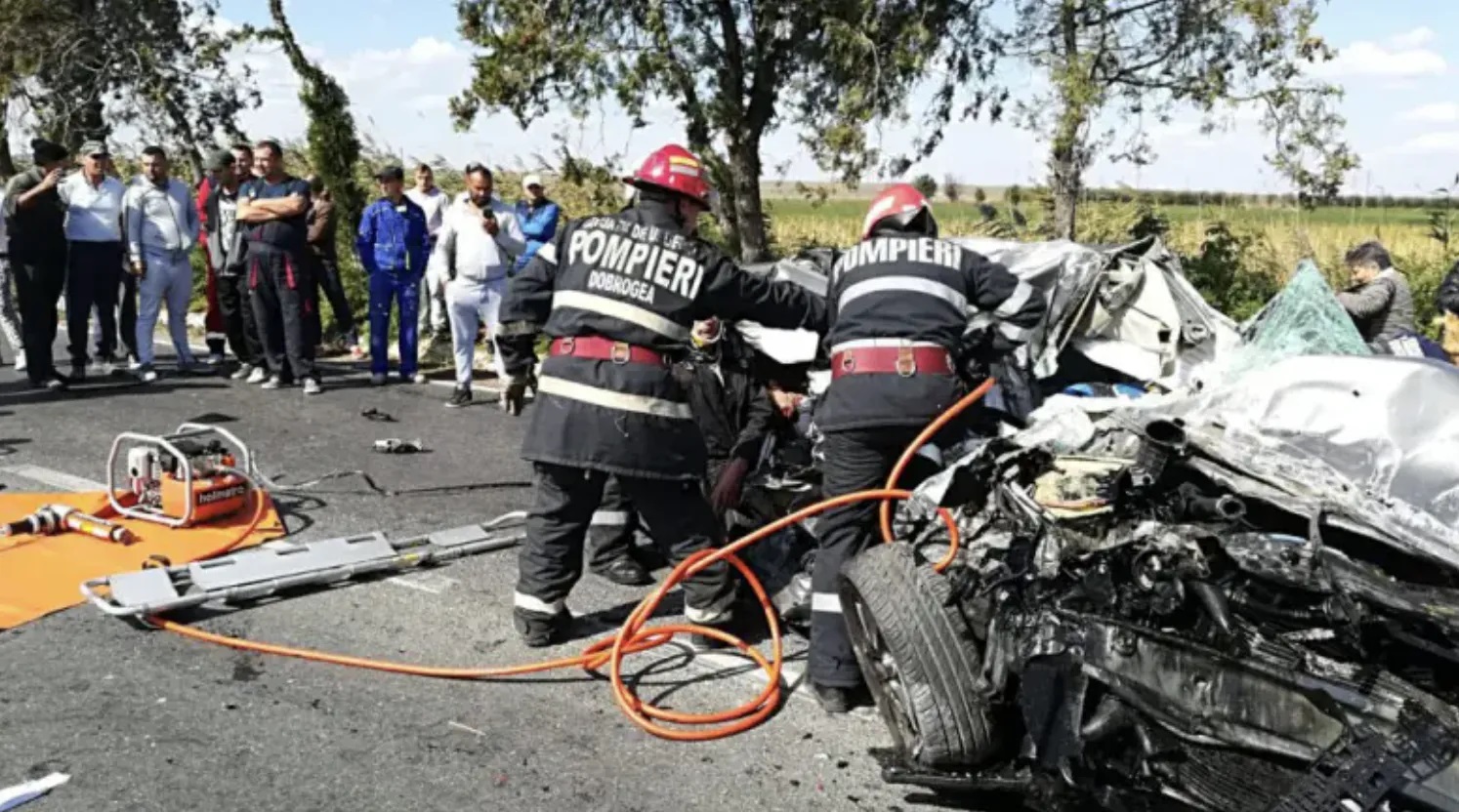 Accident suspect. Duba care l-a transportat pe ex-șeful SIS din Moldova, Alexandru Bălan, acuzat că vindea secretele din România, spulberată de un TIR