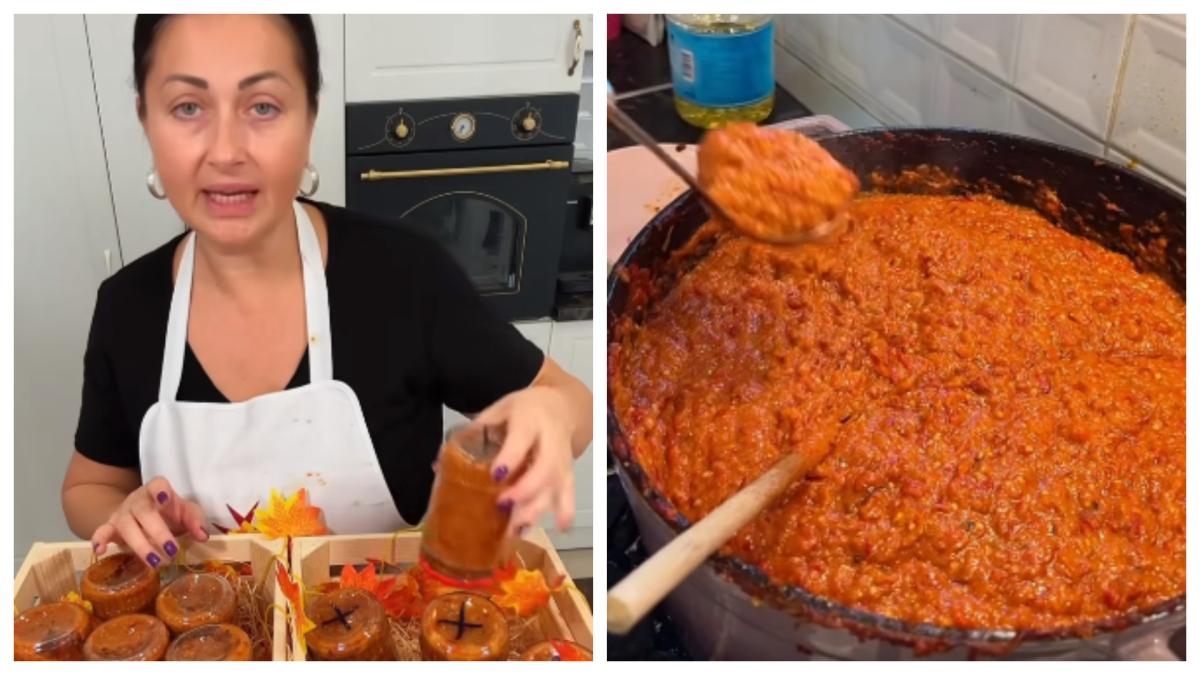 Rețeta de zacuscă a Gabrielei Cristea. Secretul din bucătăria vedetei