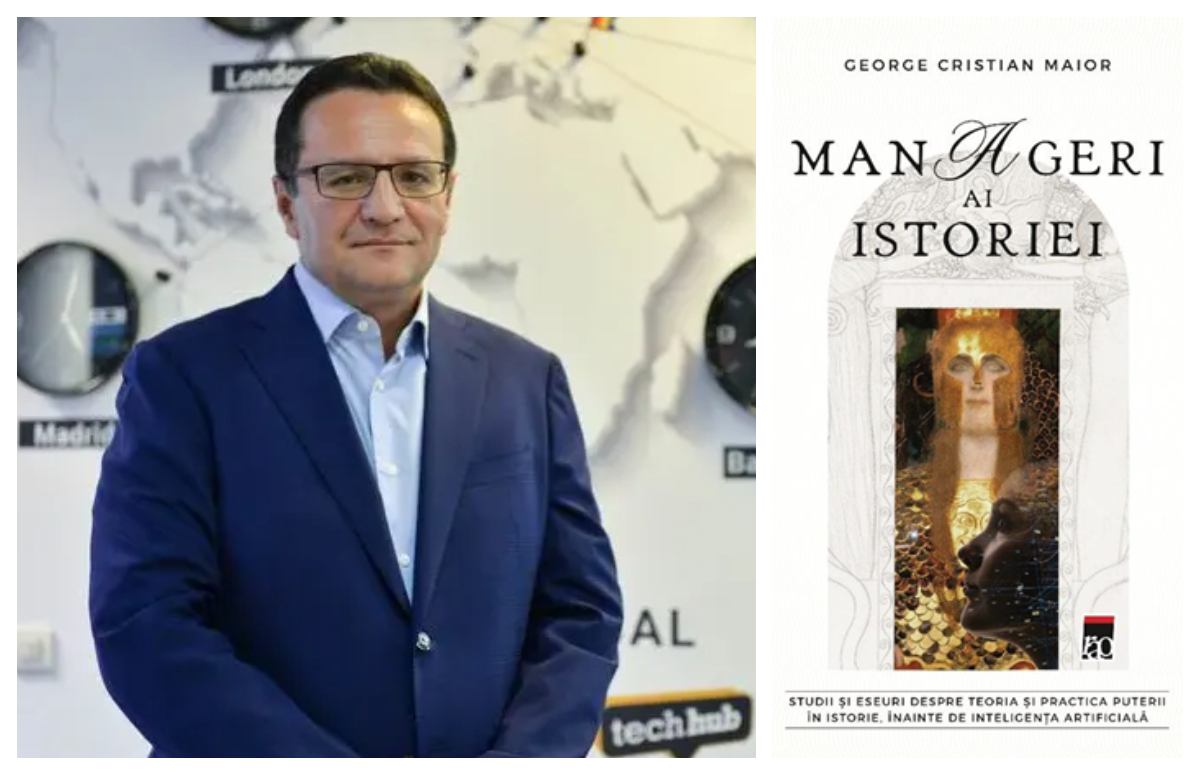 George Maior lansează o carte eveniment: „MANAGERI AI ISTORIEI. Studii şi eseuri despre teoria şi practica puterii în istorie, înainte de inteligenţa artificială”