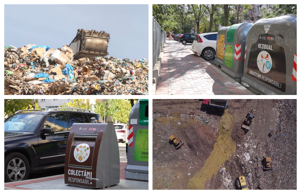 Un oraș care nu știe să-și gestioneze gunoiul: doar 12% din deșeuri sunt refolosite