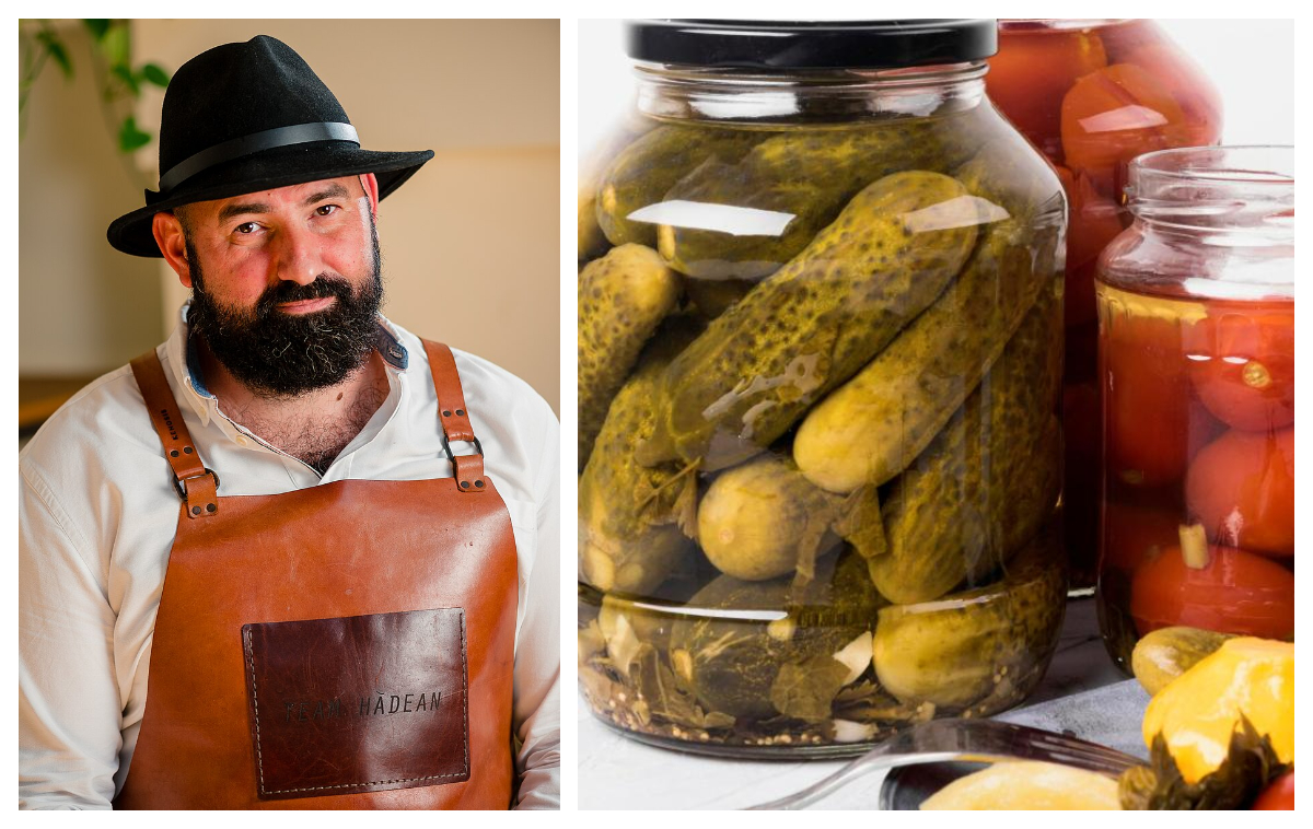 Chef Adi Hădean, sfaturi pentru murăturile perfecte. Când se pun castreveţii, ce condimente cer gogonelele şi ce trebuie să ştii neapărat despre varza la butoi