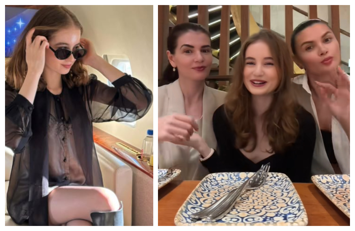 Reuniune de familie în Dubai. Imagini fabuloase cu Irina Columbeanu şi surorile Gabor VIDEO