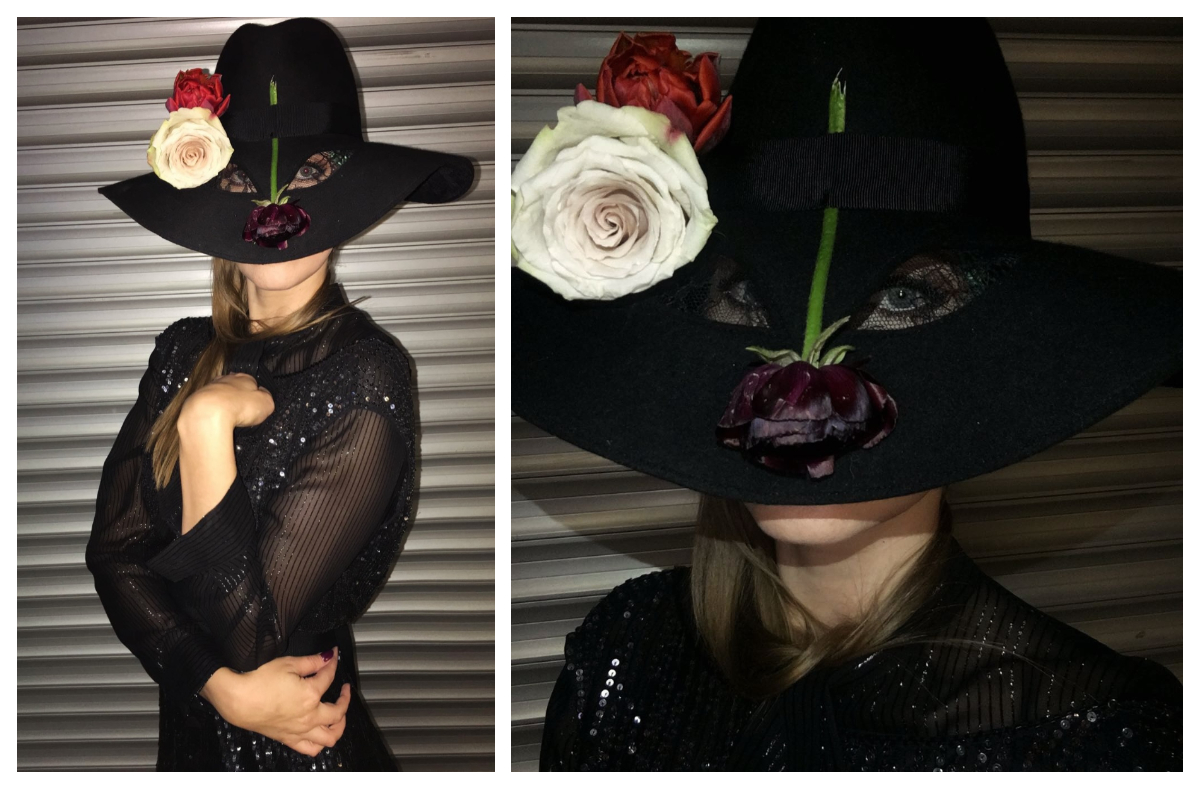 Iulia Albu a înlocuit găina cu o altă improvizaţie vestimentară bizară. Imaginile s-au viralizat în weekend GALERIE FOTO