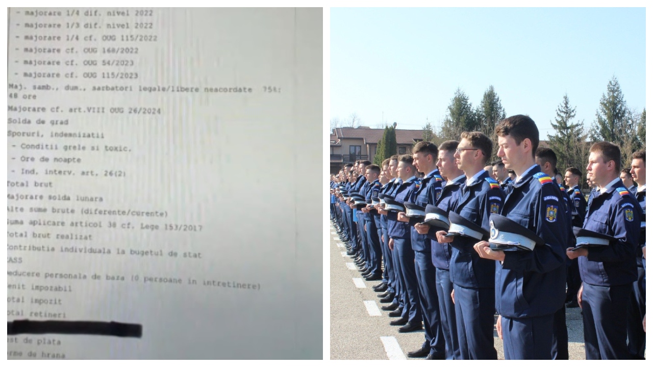 Cât câștigă un jandarm din România la vârsta de 23 de ani. La salariul său, mult peste netul mediu din țară, se adaugă subvenția pentru chirie