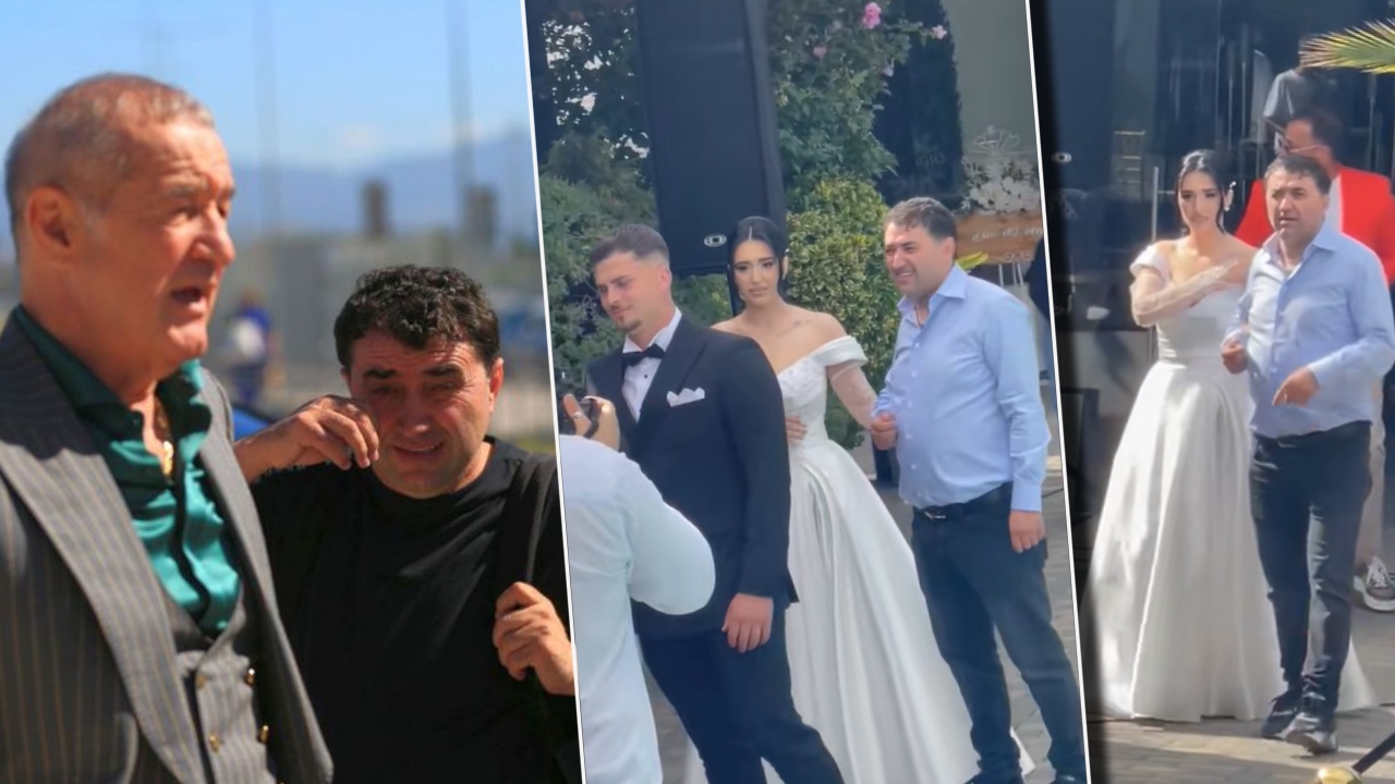 Fiica lui Ionuț Luțu s-a măritat! Clipe pline de emoție pentru „mâna dreaptă” a lui Gigi Becali. VIDEO