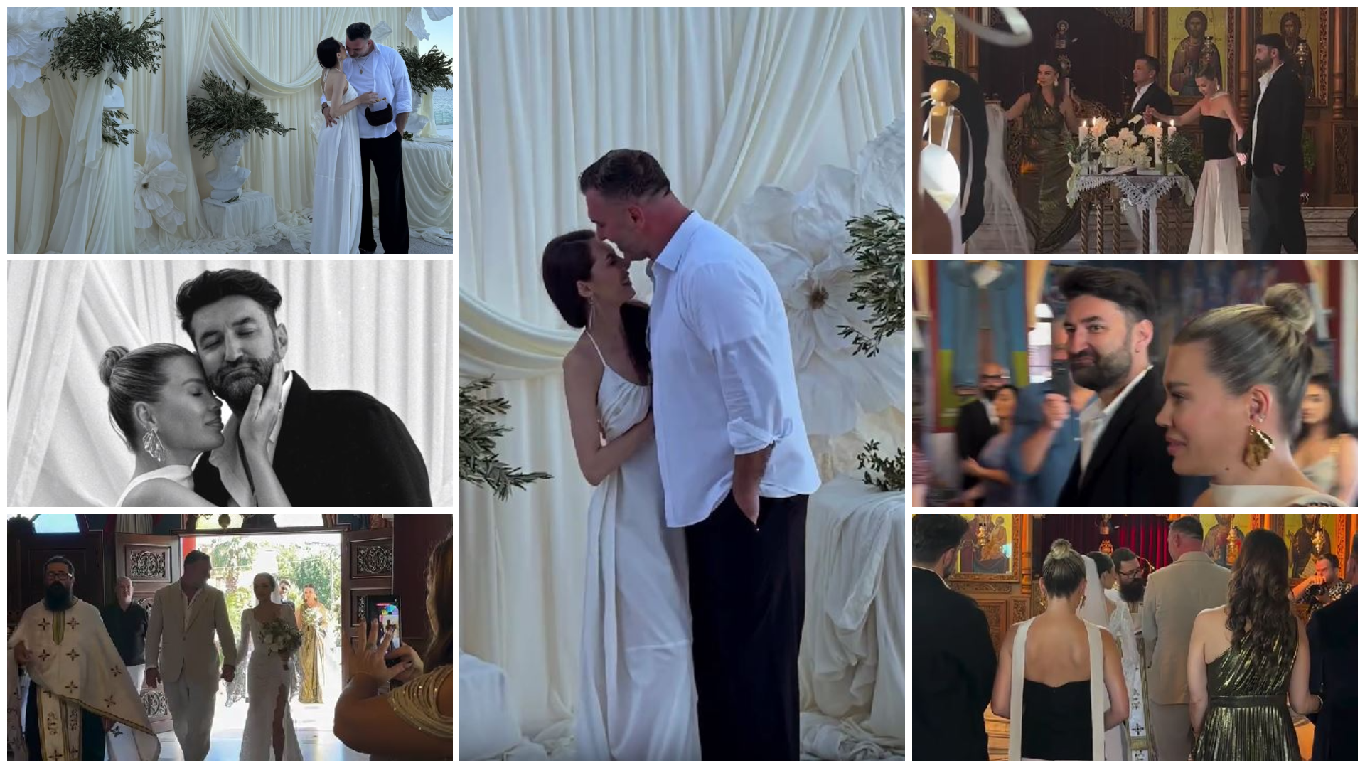 GALERIE FOTO Nuntă MARE în showbiz! Șerban Cazan, românul care a rupt topurile muzicale internaționale, s-a căsătorit cu aleasa inimii lui. Gina Pistol și Smiley le-au fost nași!