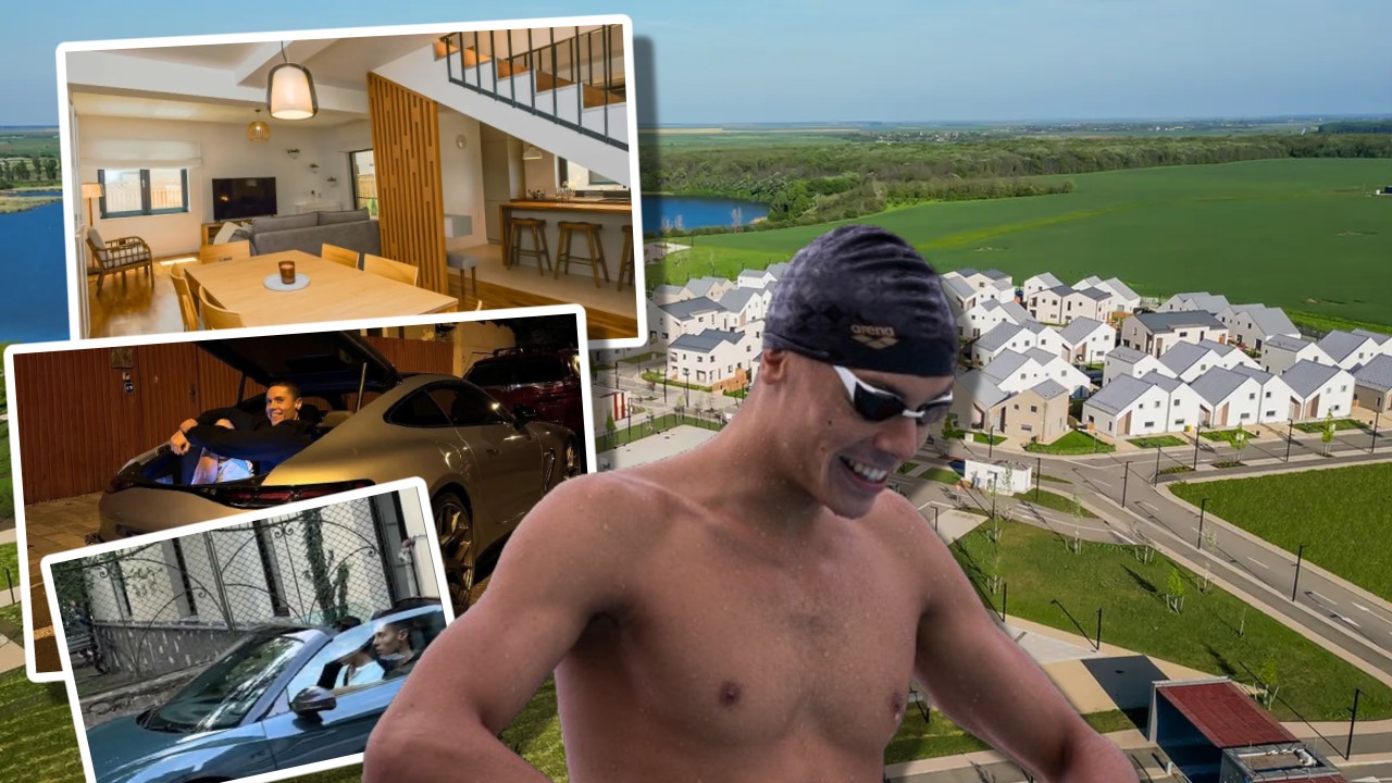 Cât de bogat este David Popovici, la 21 de ani. Campionul și-a cumpărat o casă într-un cartier rezidențial și deține mai multe mașini de lux