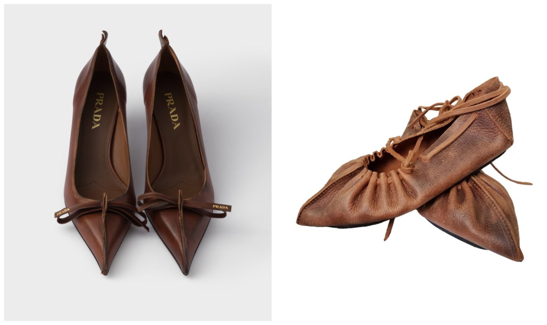 Casă de modă Prada a copiat opincile românești. Cu cât se vând celebrele încălțări