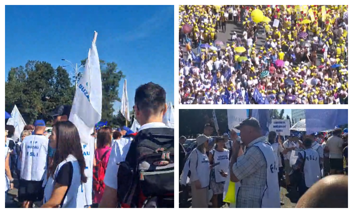 Proteste de amploare în prima zi a anului școlar. Studenții se alătură profesorilor care protestează față de măsurile de austeritate din educație