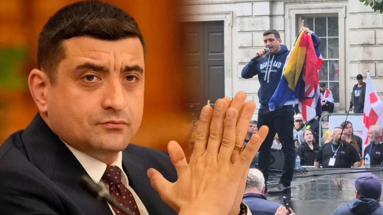 George Simion, discurs în fața a mii de oameni la Londra: „În întreaga Europă, dictatura este impusă de Emmanuel Macron și Ursula von der Leyen”
