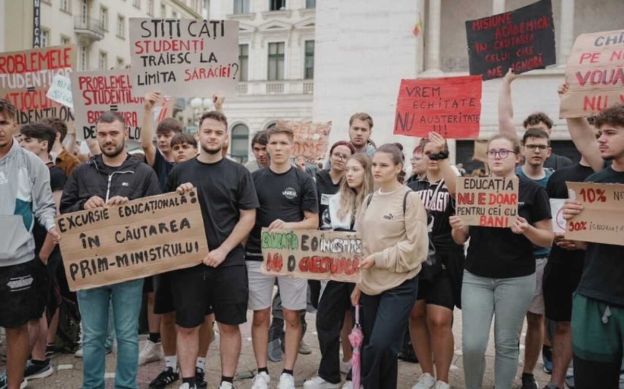 Studenții nu renunță. Proteste masive față de măsurile de austeritate, în toată țara! ”Educaţia a fost prima vizată de tăierile bugetare”