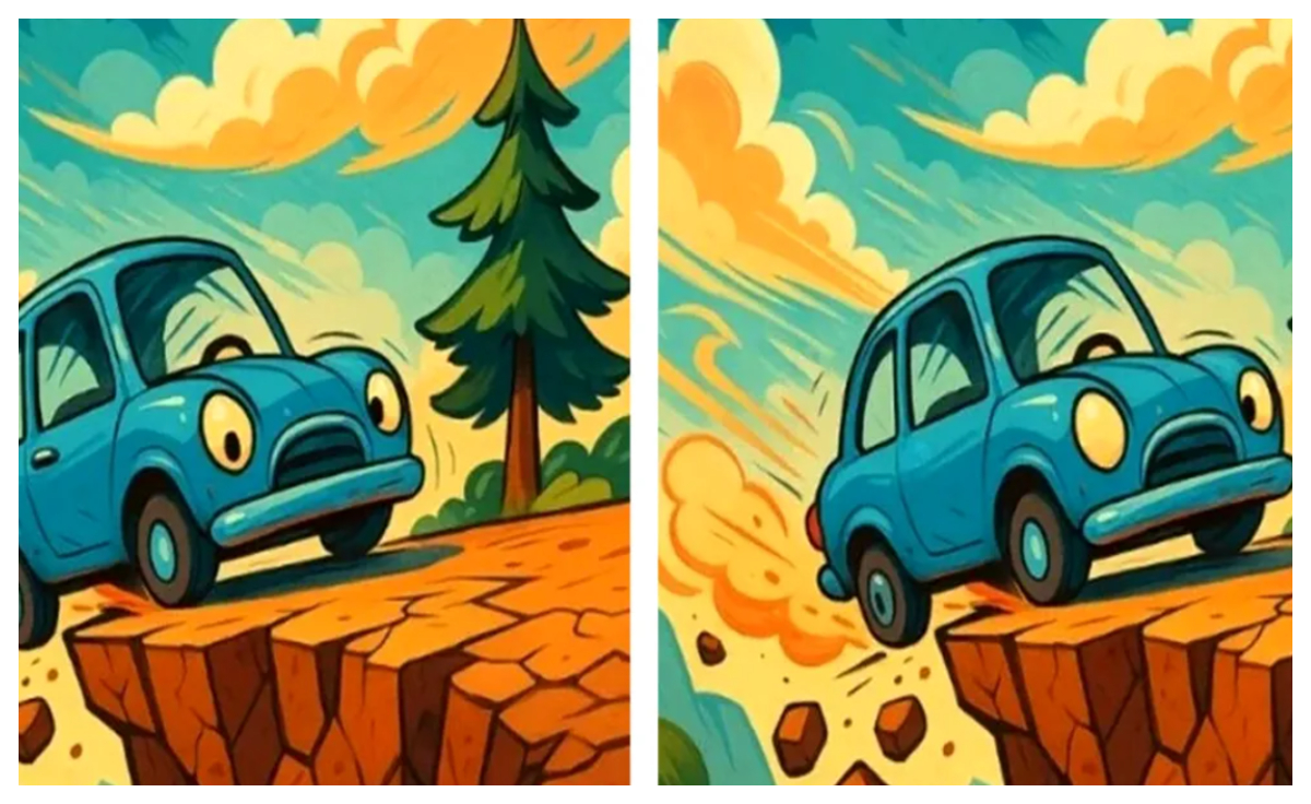 Testul care vă pune mintea la contribuție. Descoperiți trei diferențe între cele două mașini din imagine în mai puțin de 10 secunde