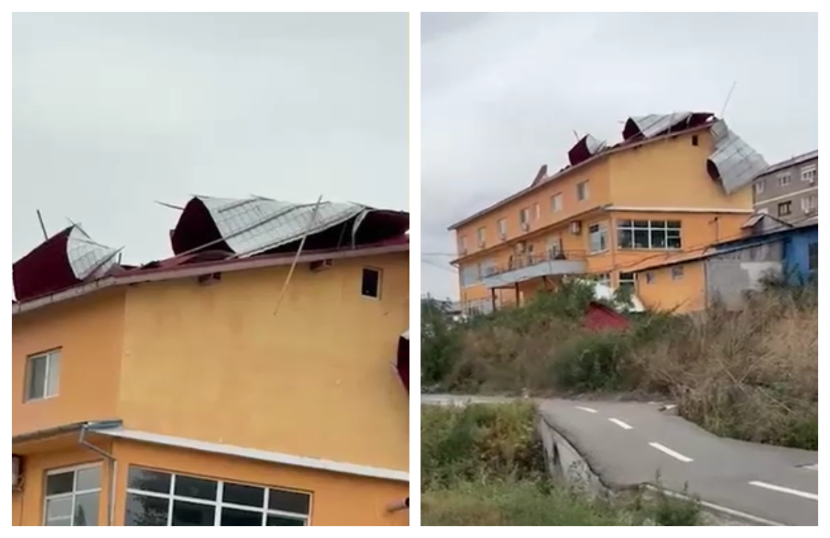 Rupere de nori, vijelia a smuls acoperişuri. ANM a emis COD GALBEN