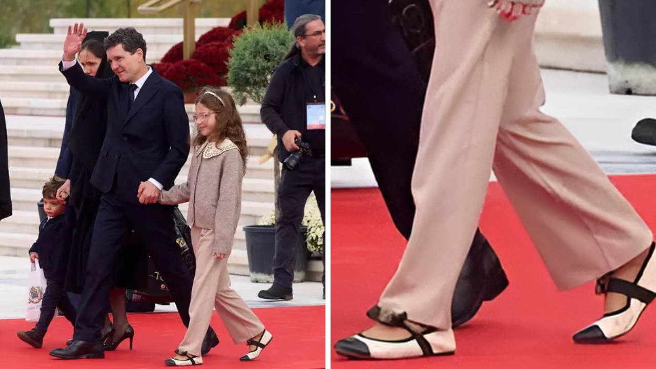 Pantofii purtați de Aheea, fiica lui Nicușor Dan, la sfințirea Catedralei Mântuirii Neamului, sunt o creație a unui brand românesc celebru. Cât costă o pereche?