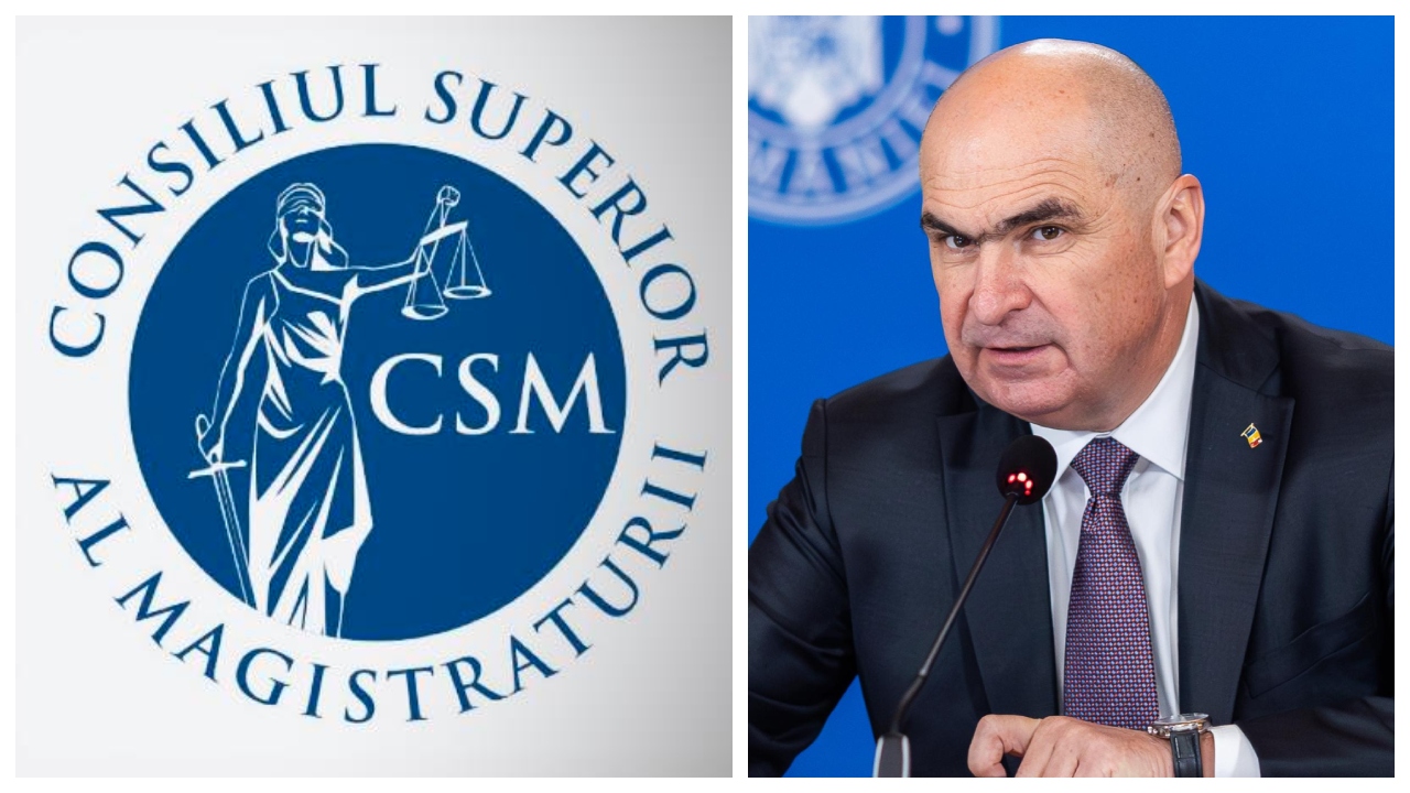 CSM continuă războiul cu Bolojan, pe tema pensiilor magistraților. ”Legea adoptată recent nu are nicio legătură cu cerințele Comisiei Europene”