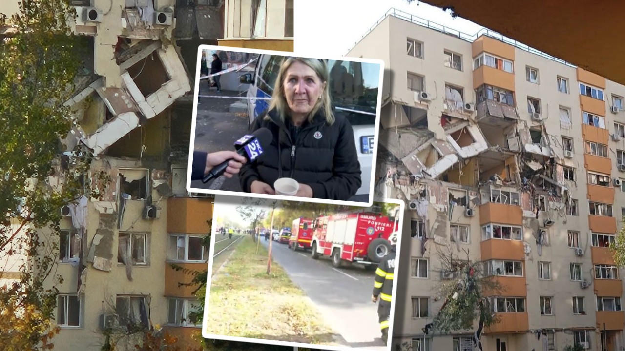 Catastrofă în București. Declarații terifiante ale unei martore a exploziei din Rahova. ”Patul s-a dat în față, s-a simțit ca un cutremur” / ”Am văzut un praf mare care a ieșit din bloc”