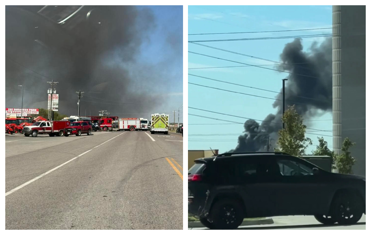 Avion prăbuşit în SUA. Incendiu uriaş la sol după impact VIDEO