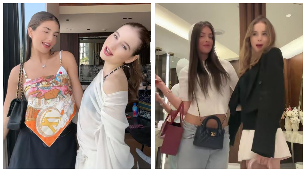 Irina Columbeanu și Andreea Bostănică, întâlnire surprinzătoare în Dubai. De când se cunosc, de fapt, tinerele influencerițe