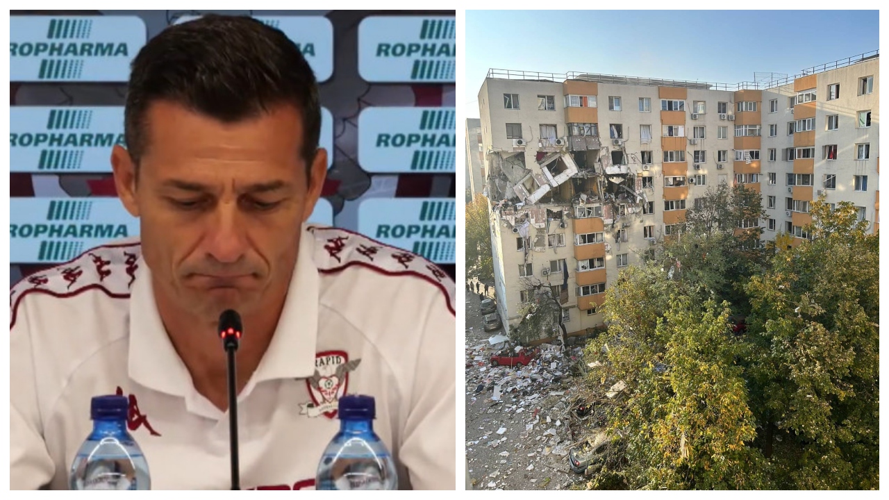 Catastrofă în Rahova. Cum a reacționat antrenorul Rapidului, Costel Gâlcă, după ce a aflat despre explozie. ”Am încercat să-i sun pe tatăl meu, pe fraţii mei, care stau acolo”