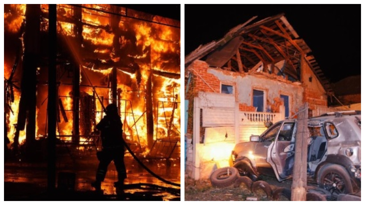 Rușii au atacat orașul ucrainean Harkov cu bombe ghidate și rachete. Imagini apocaliptice cu case distruse și magazine în flăcări