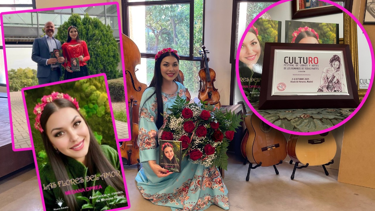 Medana Oprea bifează succes după succes. Soția lui Alin Oprea a câștigat un mare premiu, după ce și-a lansat al treilea volum de poezii, în Spania. ”Îl dedic celor care mi-au fost inspirație, sprijin și lumină pe drumul creației mele”