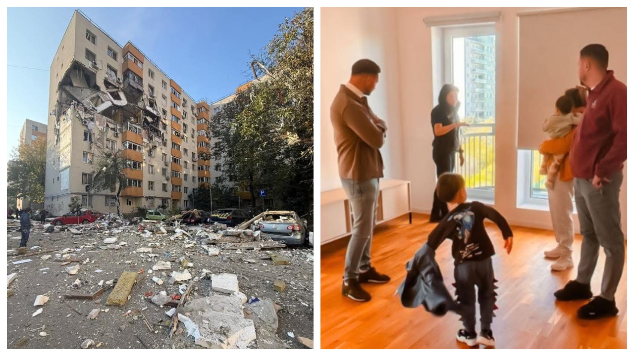 Catastrofă în Rahova. Cum arată casele unde au fost mutați oamenii din blocul distrus de explozie. ”Un loc sigur și decent”