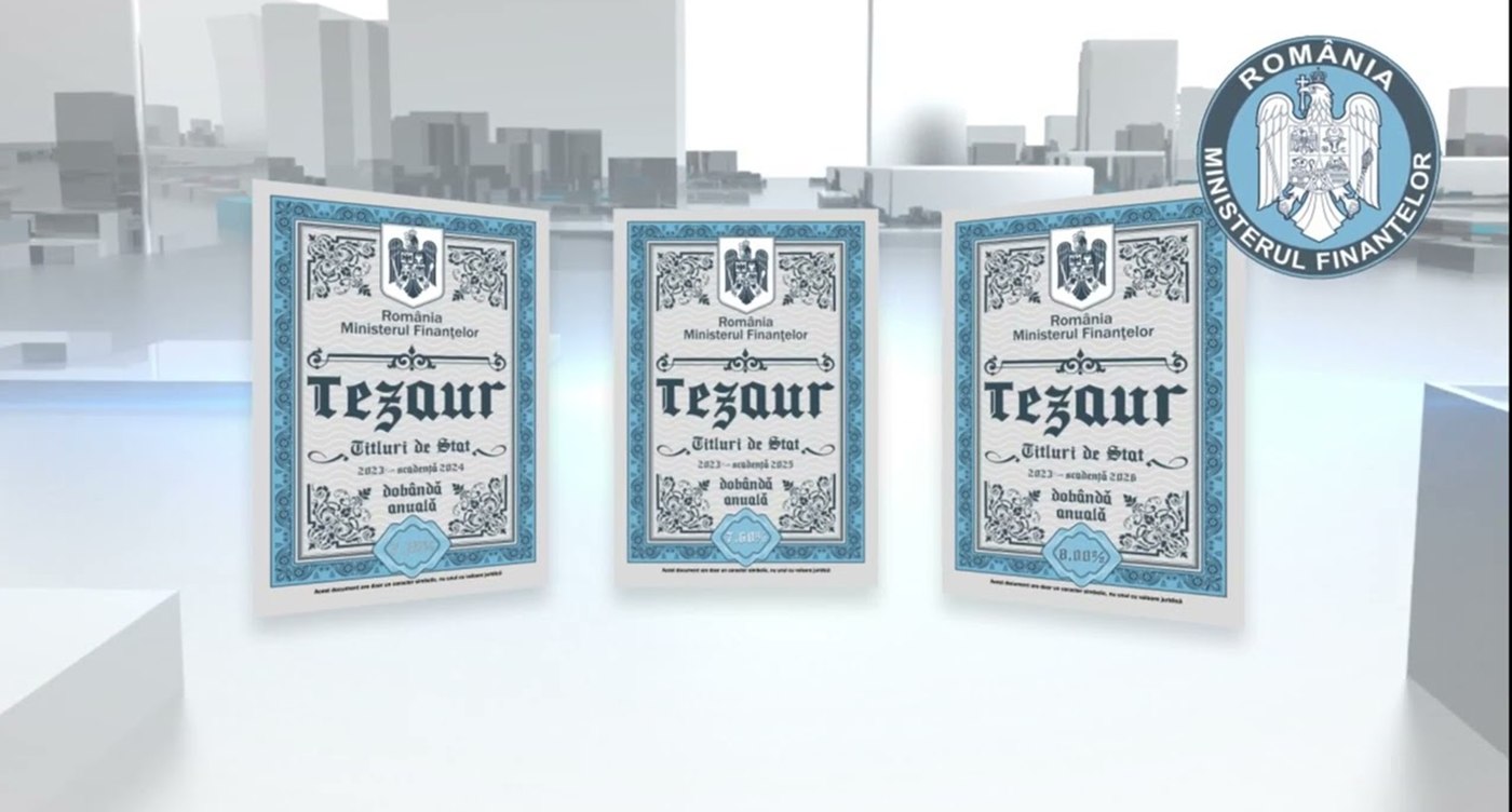 A 10-a ediție a titlurilor de stat TEZAUR a fost lansată. Noile dobânzi ajung până la 7,85% și sunt neimpozabile