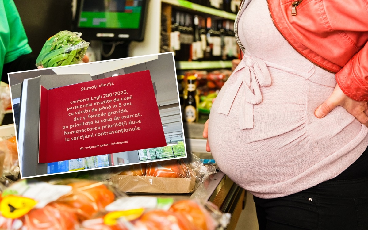 Ce amendă poți primi dacă nu îi acorzi prioritate unei gravide care stă la coadă. Legea prevede sancțiuni drastice și pentru persoanele fizice, și pentru operatorii economici