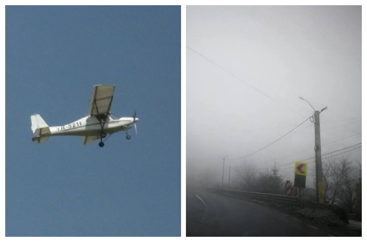 Alertă la 112. Un avion ultrauşor s-a prăbuşit în Vaslui după ce a ratat aterizarea din cauza ceţii