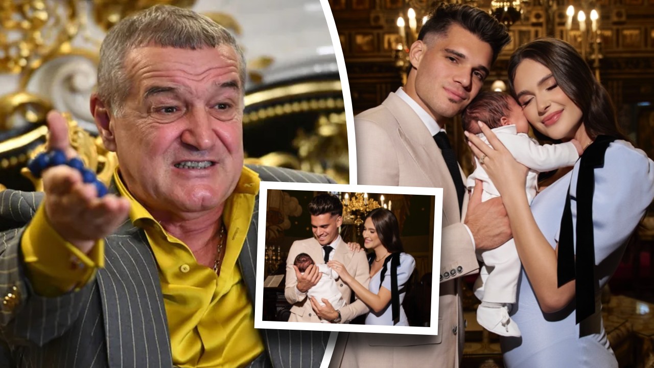 De ce copilul lui Ianis Hagi nu a fost botezat de Gigi Becali. Motivul invocat de patronul FCSB: „Nu se pune la noi naș așa”