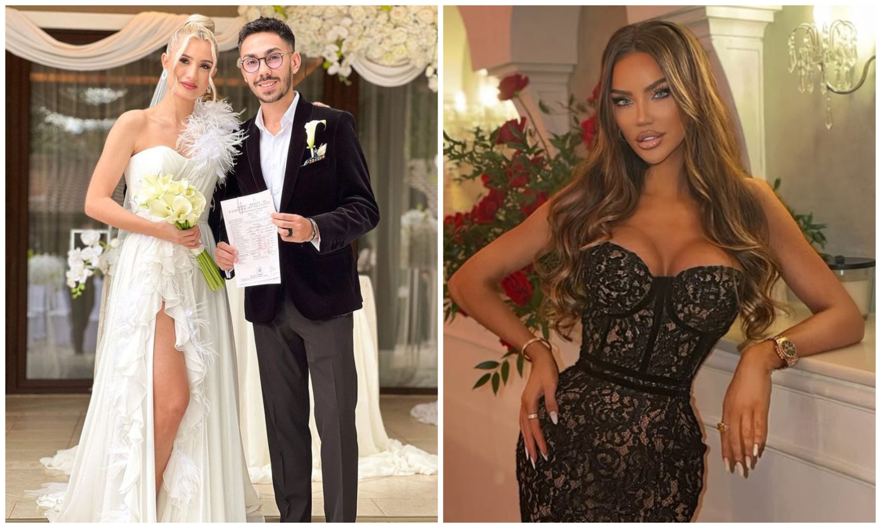 Bianca Drăgușanu a schimbat 3 ținute la nunta lui Armin Nicoară. Cum a apărut vedeta la grandiosul eveniment