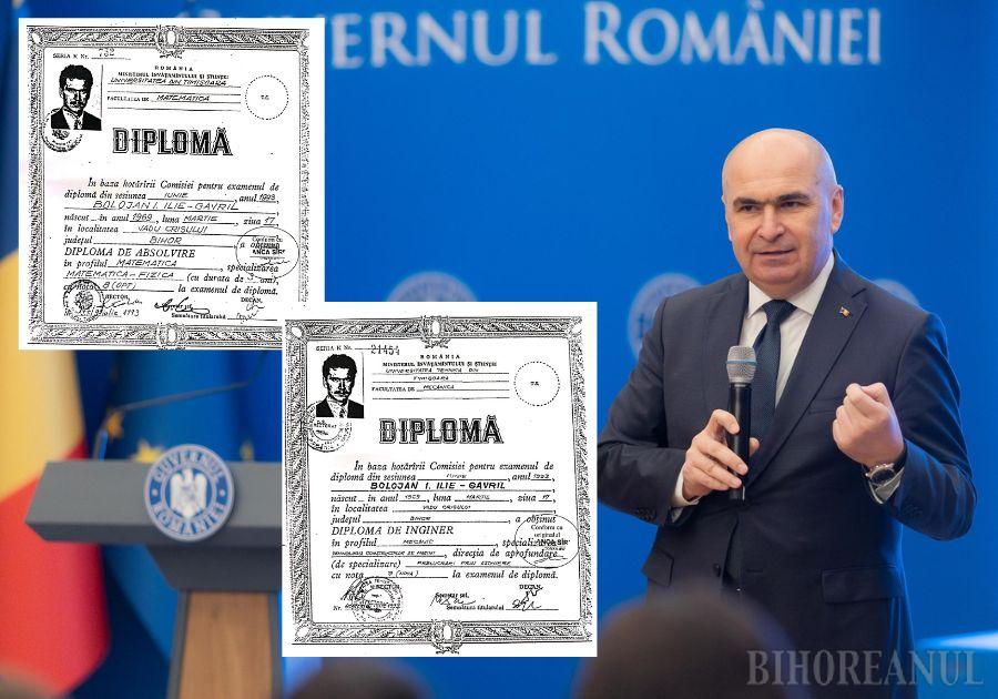 De ce și-a publicat Ilie Bolojan diplomele pe rețelele sociale. Ce facultăți a absolvit premierul României: „A fost o perioadă din viață destul de dură”