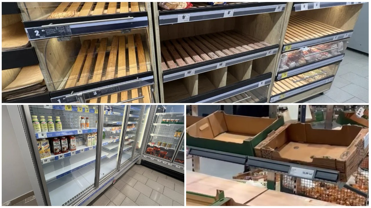 Panică în Constanța după ce autoritățile au emis cod roșu de ploi torențiale. Oamenii au golit rafturile magazinelor de pâine, lapte, fructe și legume