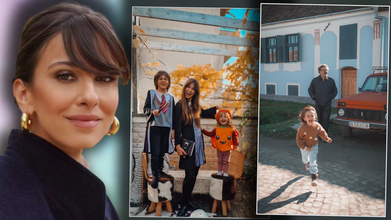 Dana Rogoz, vacanță cu familia la Viscri! Cum arată curtea casei pe care au restaurat-o. FOTO