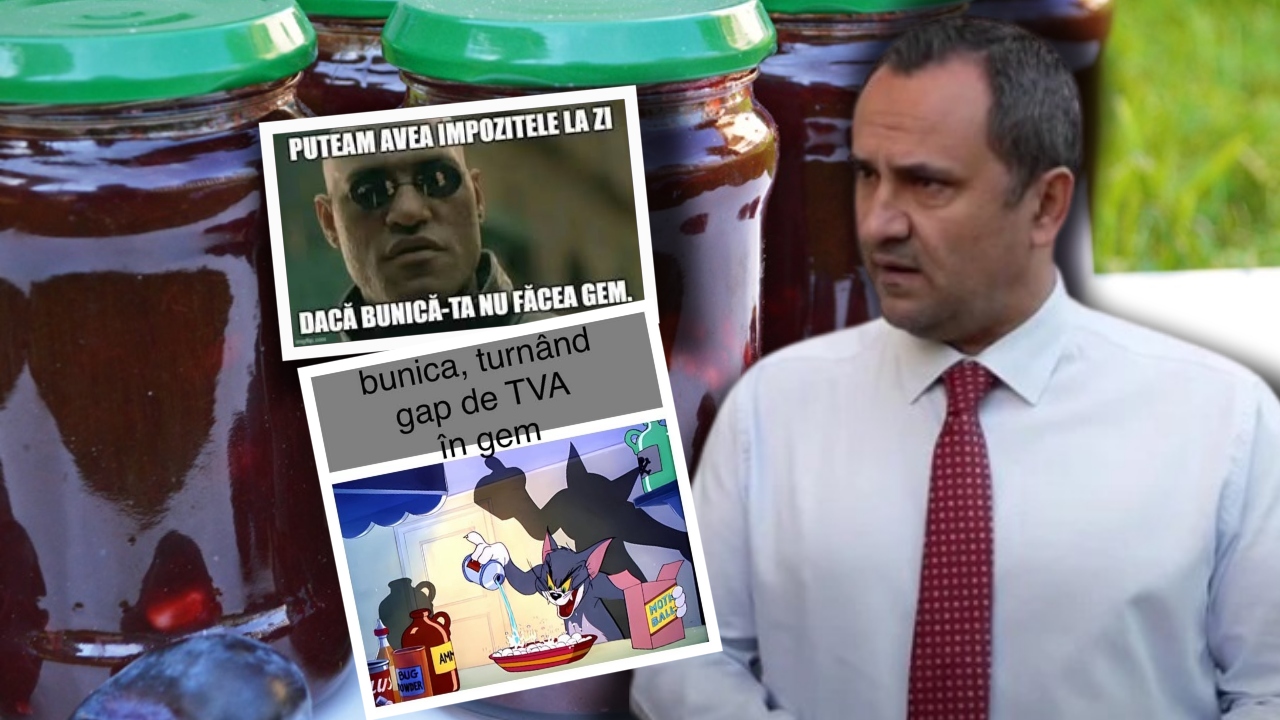 Valul de meme-uri și glume apărut în urma declarațiilor făcute de șeful ANAF, Adrian Nica: „Bunica toarnă gap de TVA în gem”