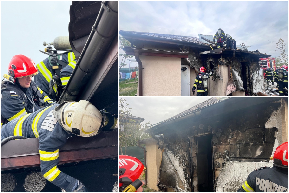 Incendiu la un azil de bătrâni din Ilfov. O persoană decedată, zeci de persoane evacuate