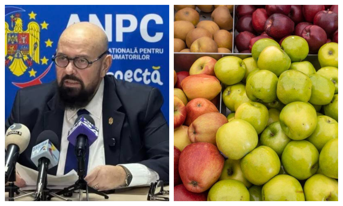 Cristian Popescu Piedone a luat la verificat merele din supermarlet. Care sunt cele mai bune și care ne pun în pericol sănătatea:”Sunt vopsite cu colorant și date cu ceară”